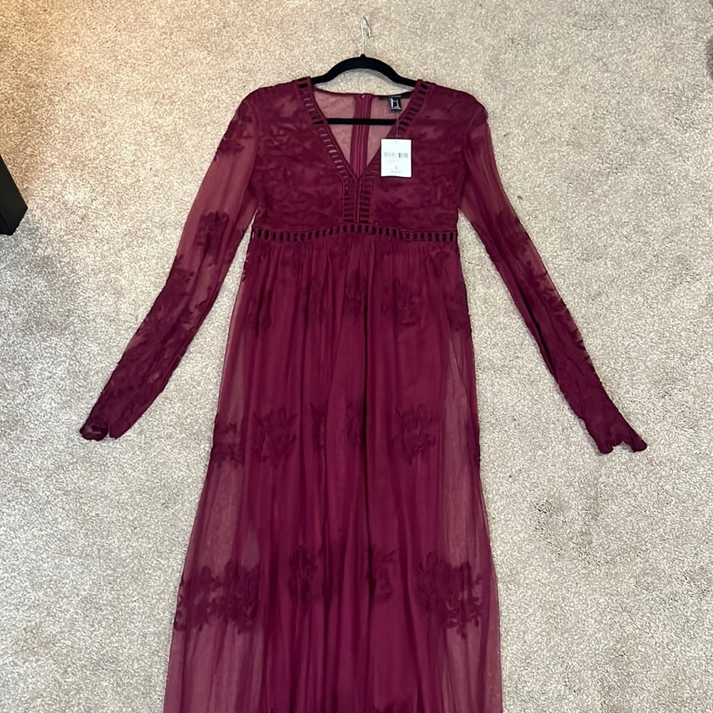 Maroon dress